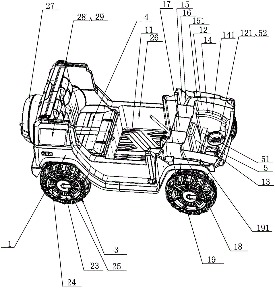 一種多功能兒童電動(dòng)汽車的制造方法與工藝