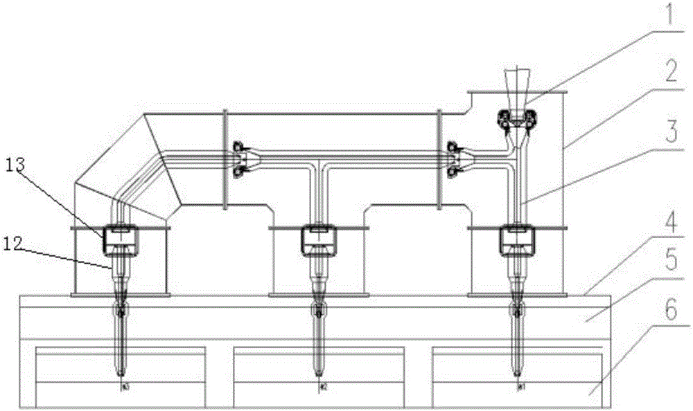 一种换流变压器引线布置结构的制造方法与工艺