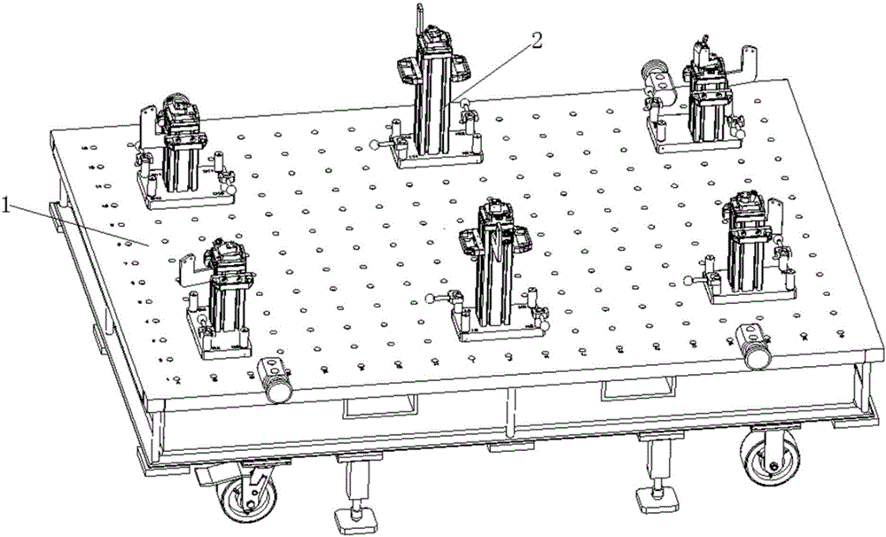 一种外板件共用底座测量支架的制造方法与工艺