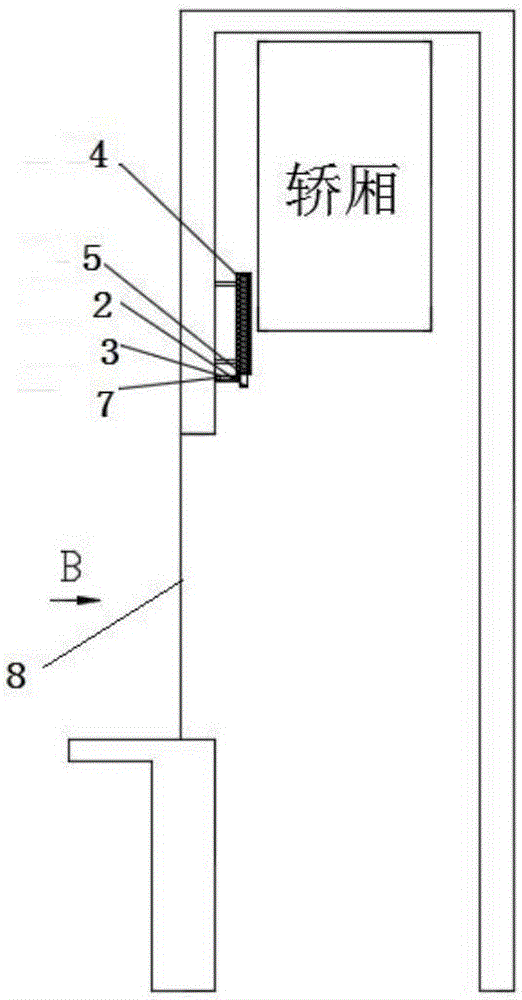 一种伸缩杆式电梯井道防坠落应急防护装置的制造方法