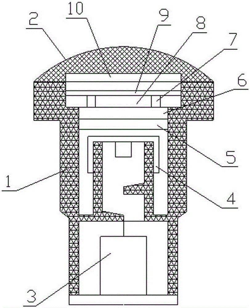 設(shè)有GPS監(jiān)控芯片槽的蓄電池閥蓋的制造方法與工藝