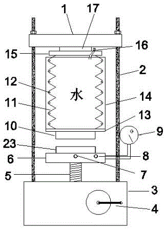 一种封闭水压式土压力盒标定装置及标定方法与制造工艺