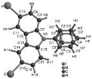 一种B型3,6‑二碘‑N‑苯基咔唑的晶体结构及其制备方法与制造工艺
