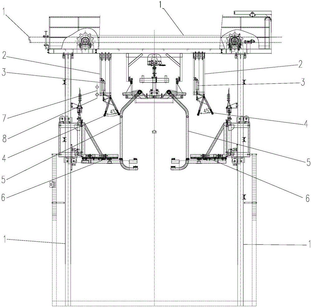 内饰线的吊具扶正装置的制造方法