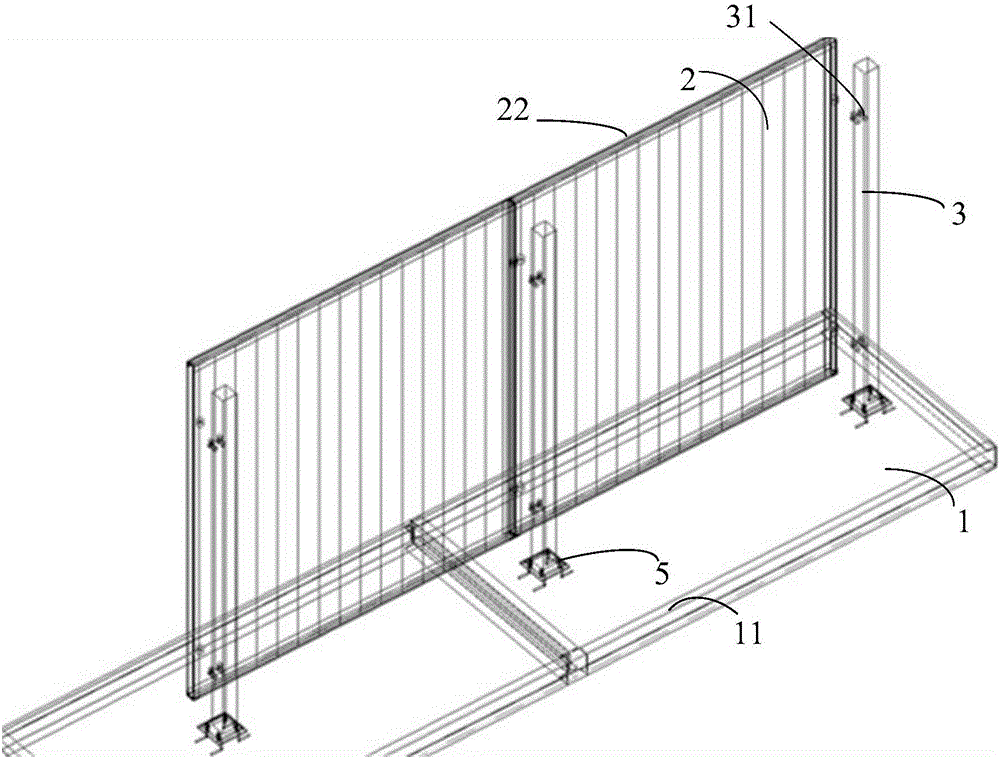 一种预制装配式围墙及其施工方法与制造工艺