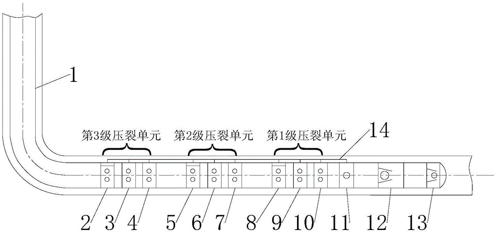 一種多簇無限級固井分段壓裂管柱及壓裂方法與制造工藝