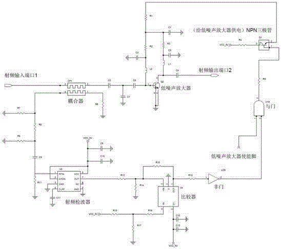 雙向射頻放大器輸入輸出反接保護電路及其方法與制造工藝