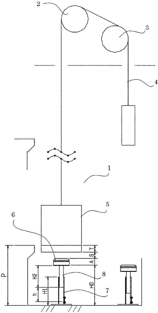 電梯用緩沖器安裝裝置的制造方法