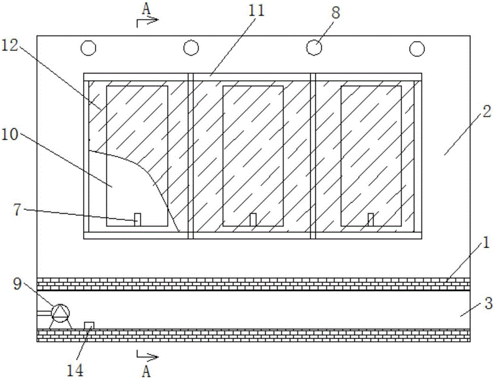 一种温室大棚的后墙储热结构的制造方法与工艺
