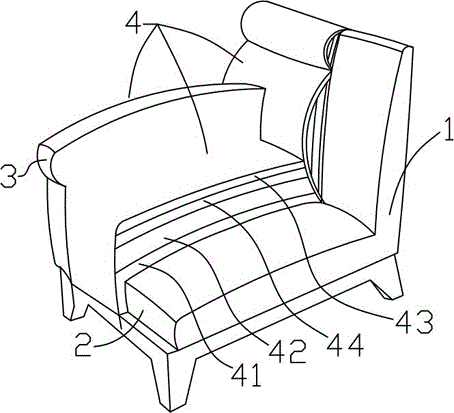 一种复合集成式沙发的制造方法与工艺