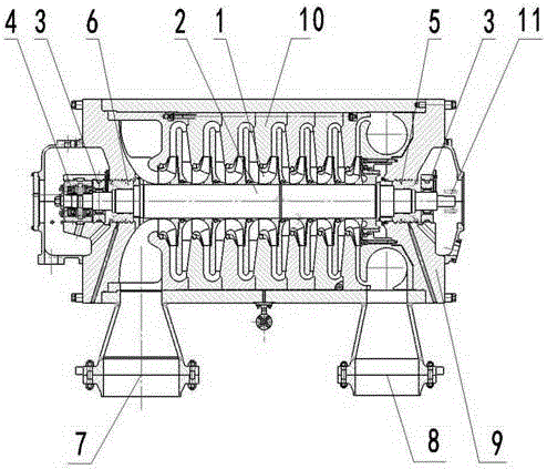 连续重整装置用组合离心压缩机的制造方法