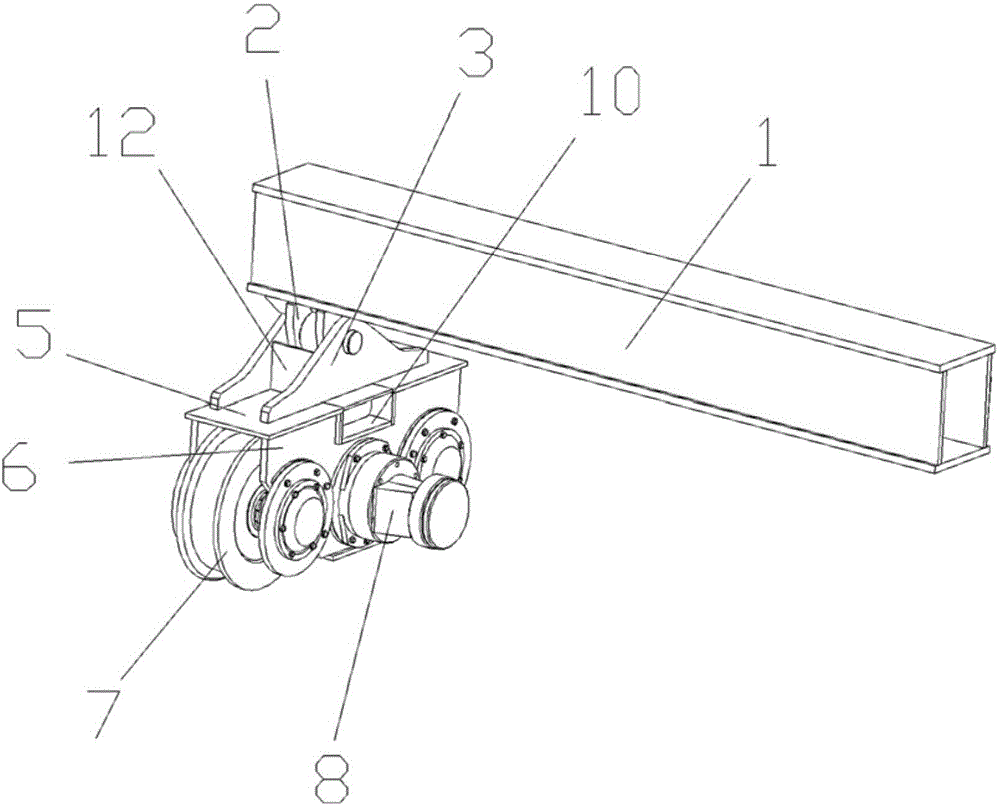 一种用于轨道施工车的变轨车轮装置的制造方法