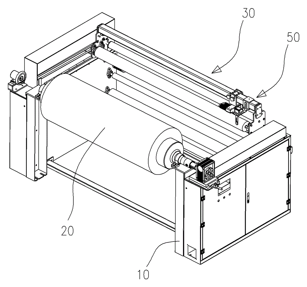 一种具有展平器的收卷机自动卷布机的制造方法与工艺