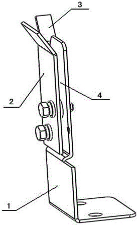 轿厢式电梯门机的光幕安装架的制造方法与工艺