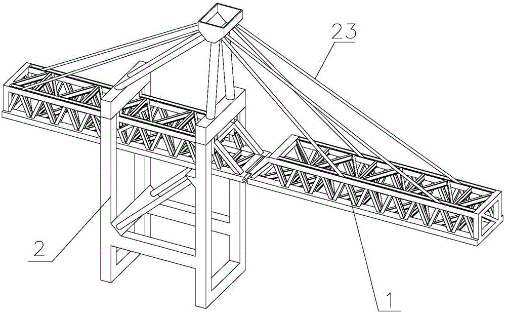 桁架式岸桥主梁以及桁架式岸桥的制造方法与工艺