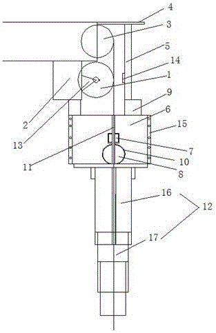 一种防风阻摆动的悬臂起重机吊具减摆装置的制造方法