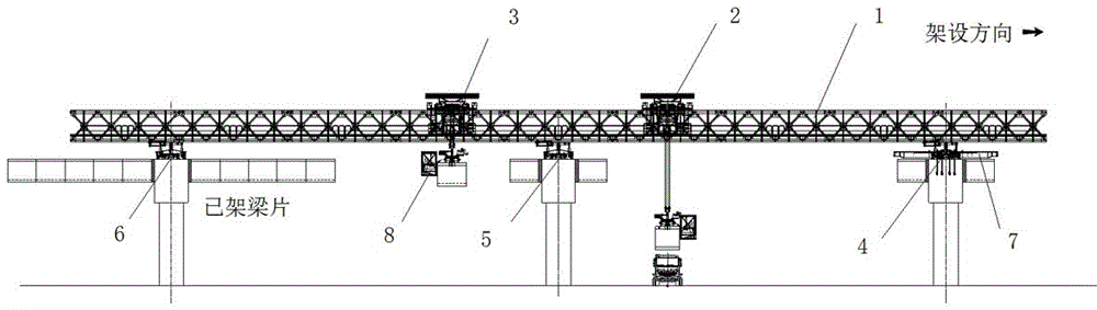 一種單主梁低位平衡懸臂拼裝架橋機(jī)的制造方法與工藝
