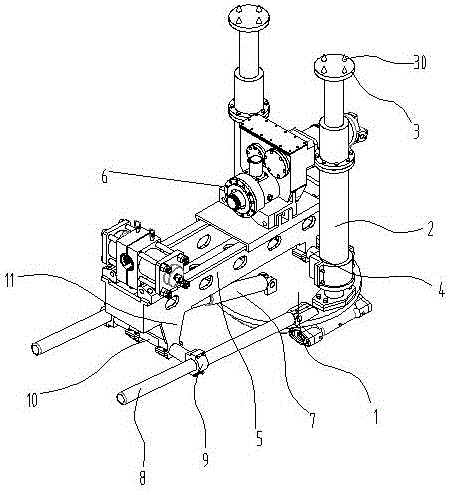 一种钻机机架角度调节定位机构的制造方法与工艺