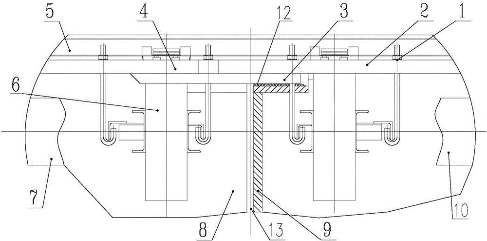一种轨道基础联接板的滑动搭接结构的制造方法与工艺