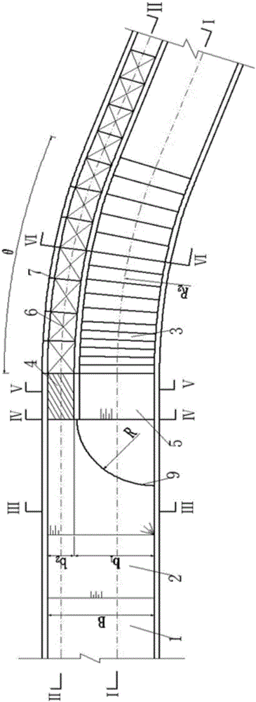 適用于彎道陡槽溢洪道的水沙分離建筑物布置形式的制造方法與工藝