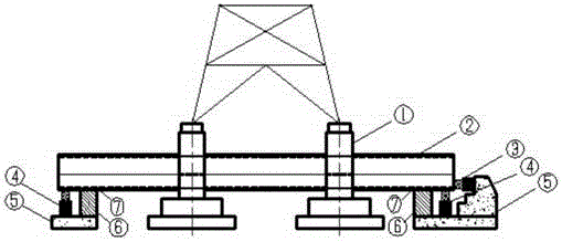 一种沉陷区高压输电铁塔基础加固及整体纠倾平移方法与制造工艺