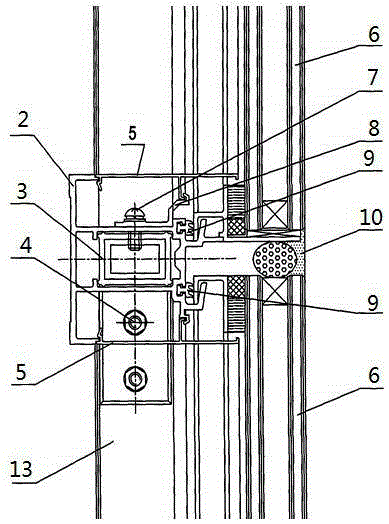 一种连接幕墙铝合金横梁与立柱的装置的制造方法