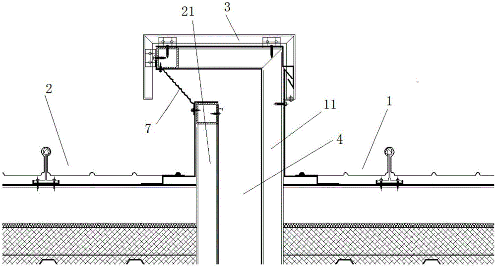 一种金属屋面板伸缩缝结构的制造方法与工艺