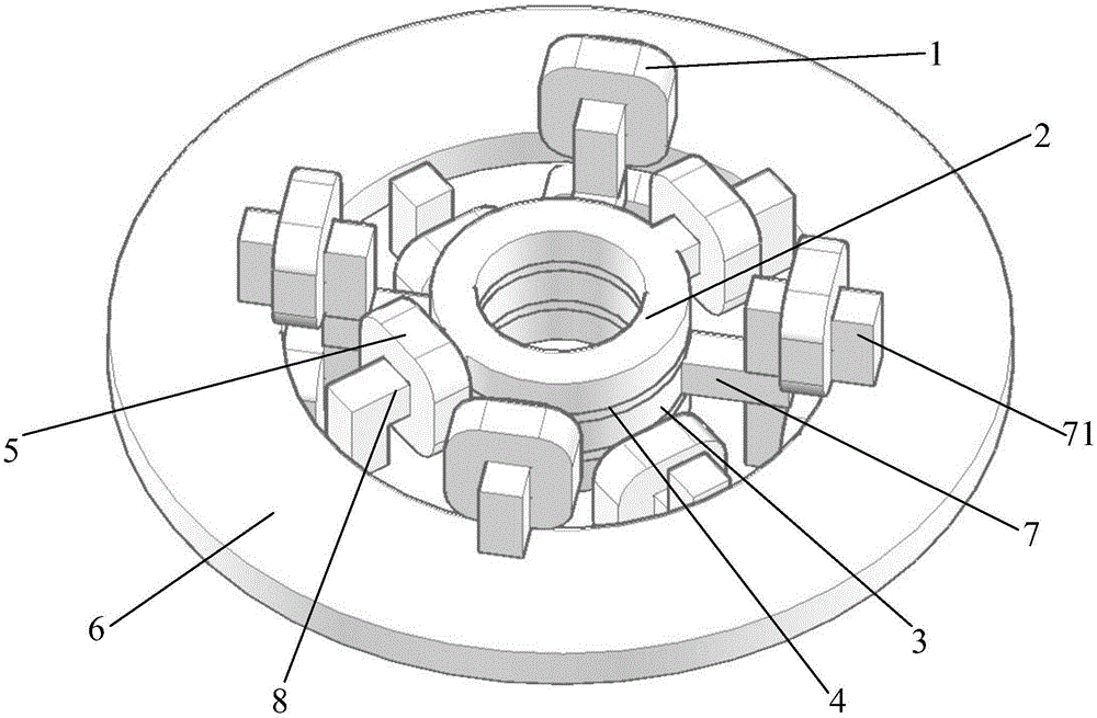 一种五自由度永磁偏置磁悬浮轴承的制造方法与工艺