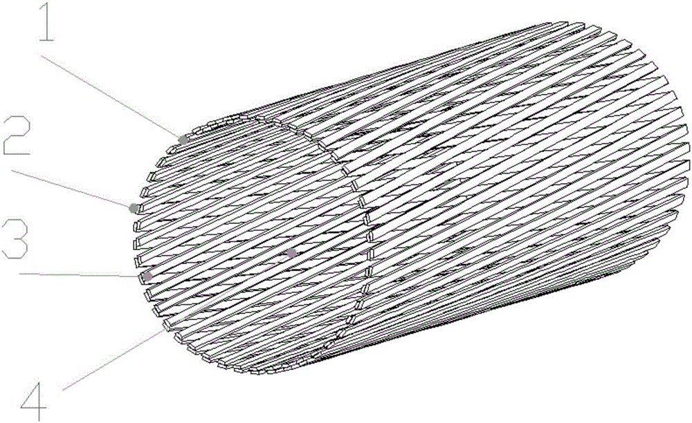 一种正反螺纹旋转式异型材网架结构的制造方法与工艺