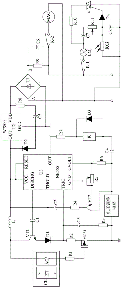 一种基于电压调整电路的智能控制系统的制造方法与工艺