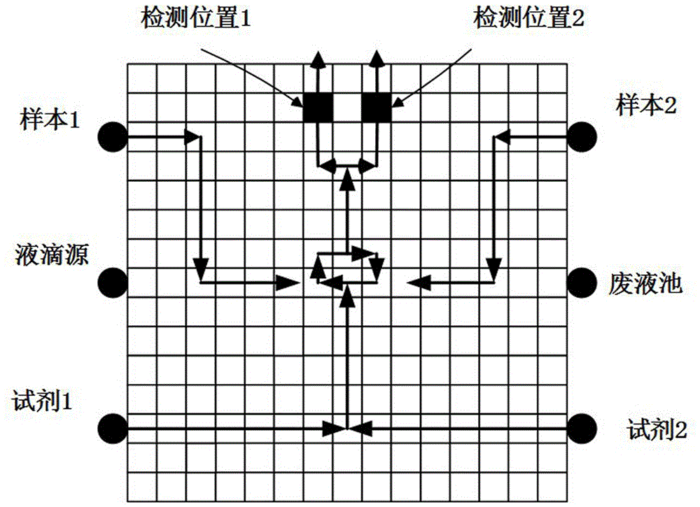 一种基于遗传蚁群融合算法的数字微流控芯片灾难性故障测试方法与制造工艺