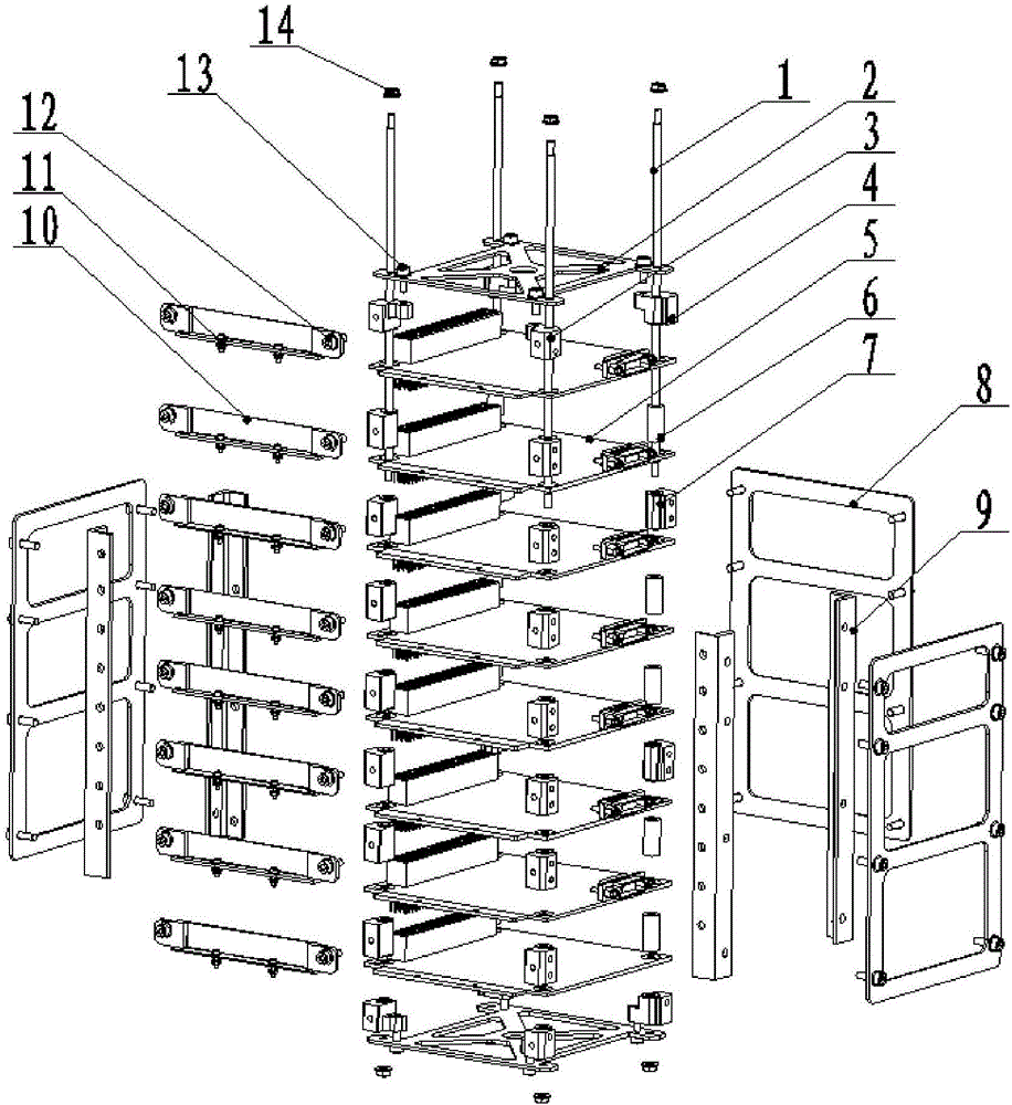 一种适用于微小卫星PC104堆栈的模块化结构的制造方法与工艺