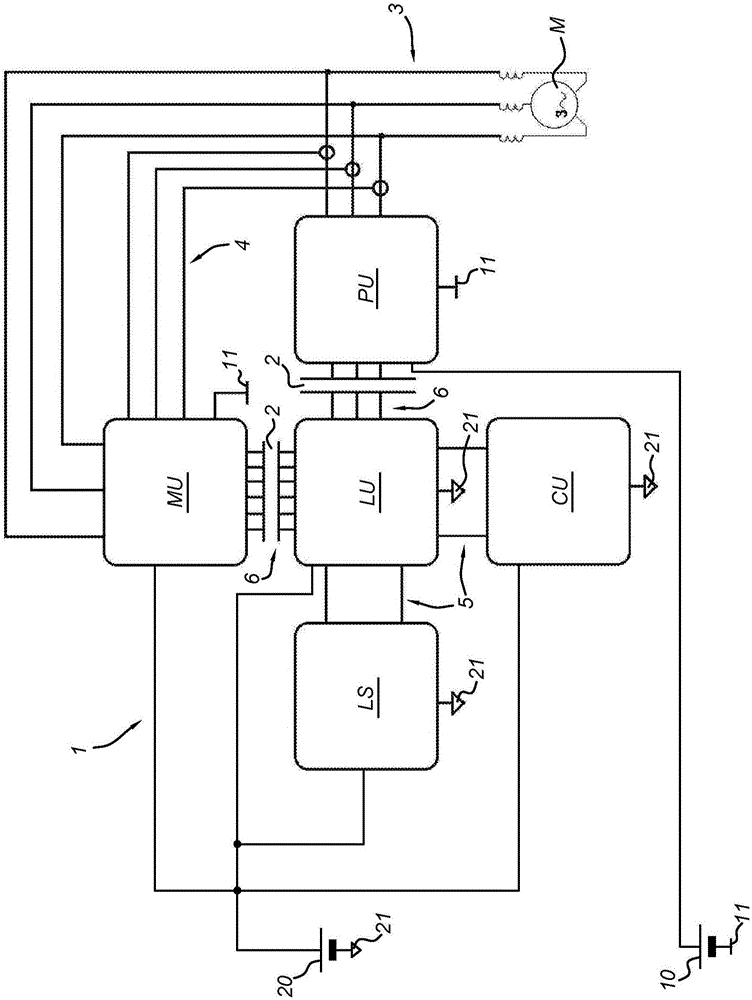 高電壓電路和低電壓電路具有常規(guī)接地參考的電氣裝置的制造方法