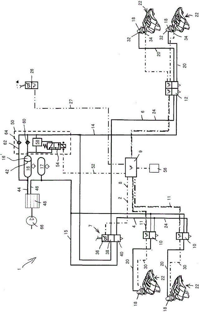 車輛的具有集成的緊急氣源壓力容器的壓縮空氣裝置的制造方法