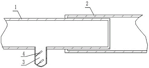 一种空压机用管道连接结构的制造方法与工艺