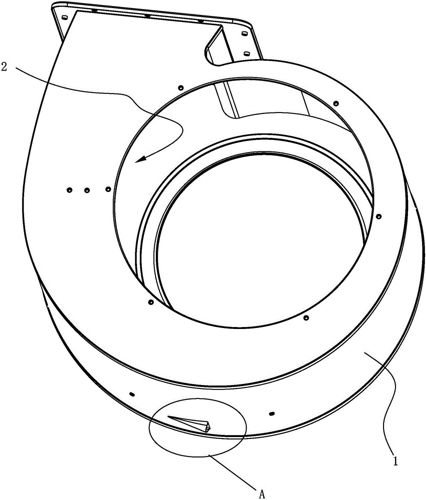 一种具有降噪功能的油烟机蜗壳的制造方法与工艺