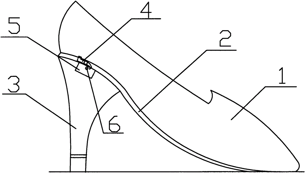 一种新型可换跟高跟鞋的制造方法与工艺