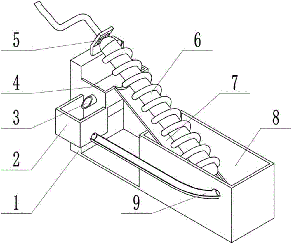 一种阿基米德螺旋抽水机实验仪器的制造方法与工艺