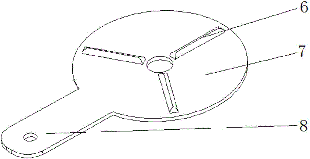一种圆形带四段半圆形极耳的正极汇流盘及其连接方法与制造工艺