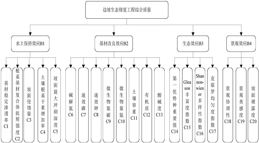 一種利用邊坡生態(tài)修復工程綜合評價指導邊坡生態(tài)修復人工調(diào)控的動態(tài)反饋調(diào)節(jié)方法與制造工藝