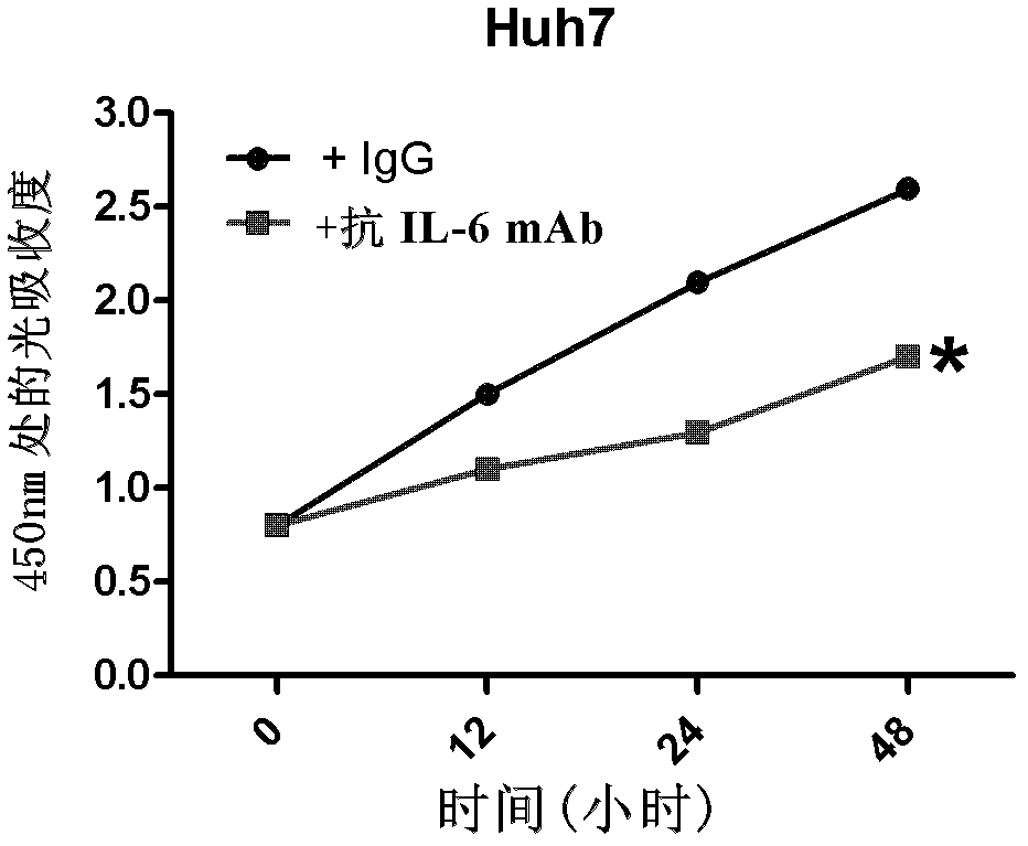 拮抗和/或阻断IL‑6/IL‑6R/gp130信号通路在抗肝癌治疗中的用途的制作方法与工艺