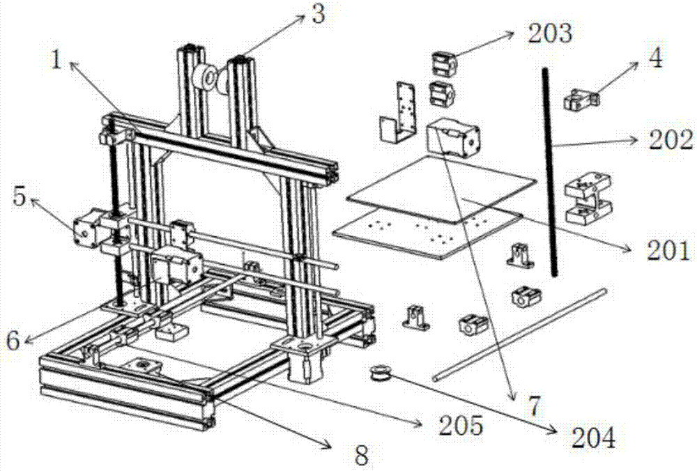 雙噴頭雙模式3D打印機及其工作方法與流程