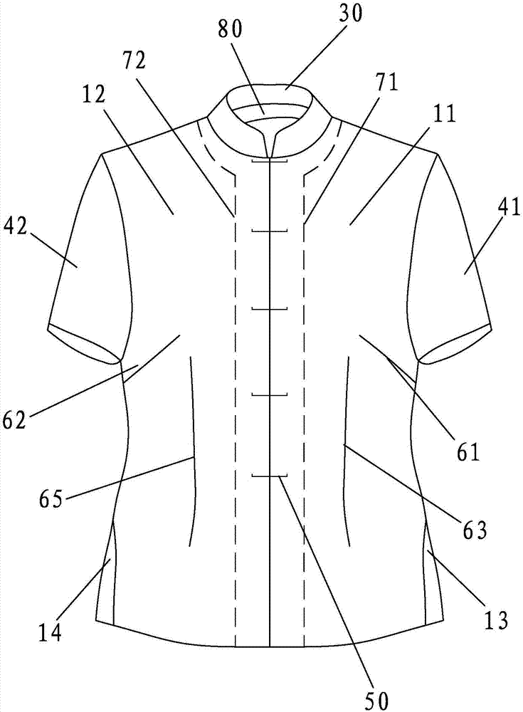 一種唐式女襯衫的制作方法與流程