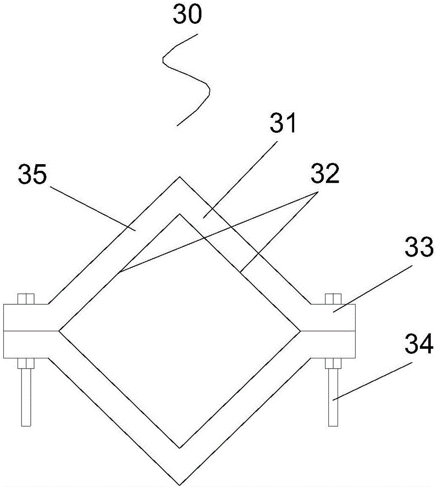 一种设备过渡线夹的制作方法