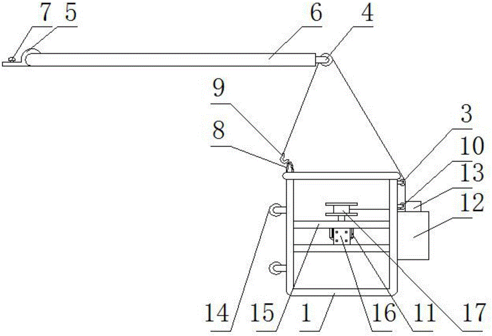 一种建筑工地用的吊篮的制作方法