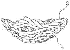 一种花边陶瓷编织篮的制作方法