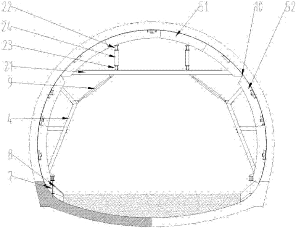 一種隧道雙線襯砌模板臺車的製作方法