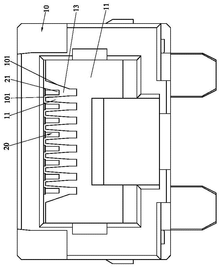 rj45连接器防止断讯结构的制作方法