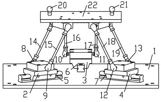 一种由三自由度平动平台驱动的动感座椅设备的制作方法