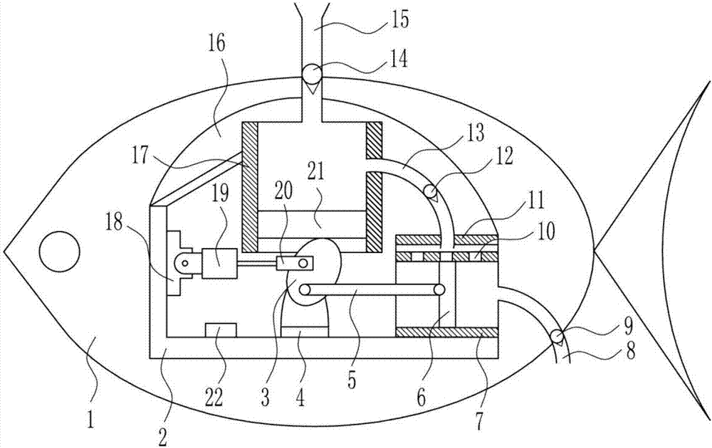 仿生机械鱼结构简图图片